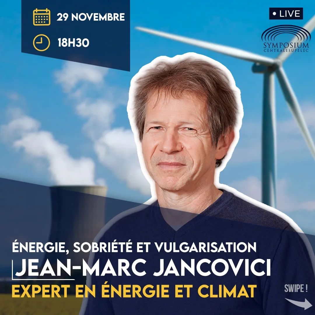 Conférence de Jean-Marc Jancovici : le replay | CentraleSupélec