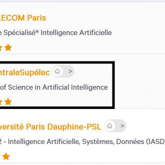 Top 10 French Masters in Artificial Intelligence: CentraleSupélec #2