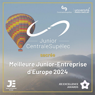 La Junior Entreprise (JE) CentraleSupélec élue meilleure JE d'Europe en 2024 !