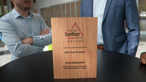 Prix Gold Standard 2026 reçu par CentraleSupélec et ses parteanires
