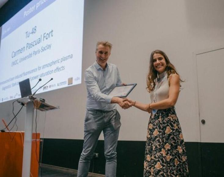« Best Student Poster Award » pour Carmen Pascual-Fort (Laboratoire EM2C)
