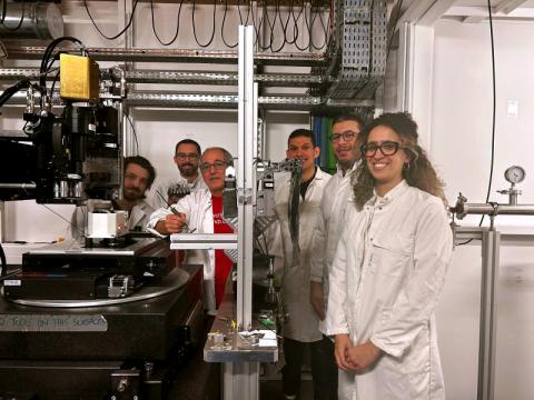 Expérience synchrotron à SOLEIL