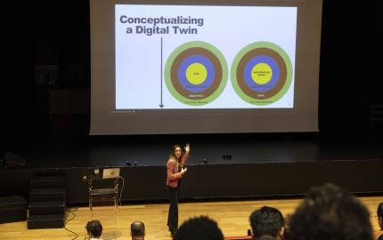 Digital Twins : welcome Pr Karen Willcox on CentraleSupélec's campus