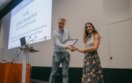 « Best Student Poster Award » pour Carmen Pascual-Fort (Laboratoire EM2C)